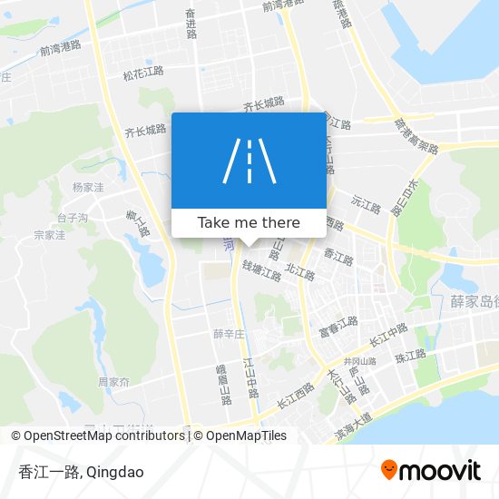 香江一路 map