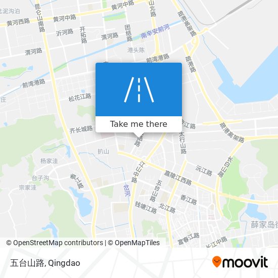 五台山路 map