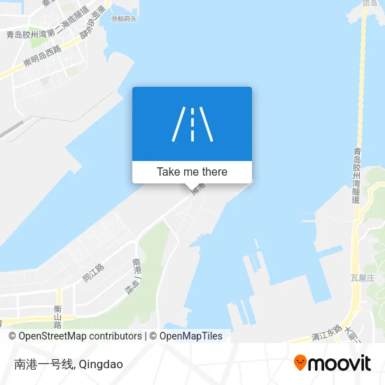 南港一号线 map