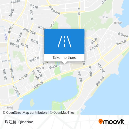 珠江路 map