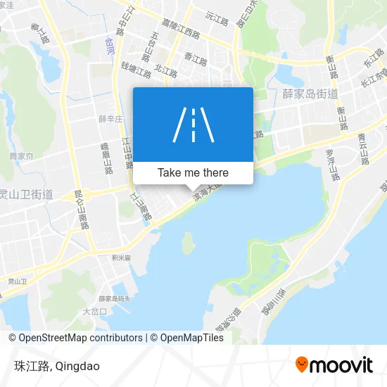珠江路 map