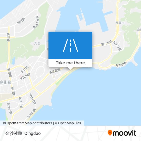金沙滩路 map
