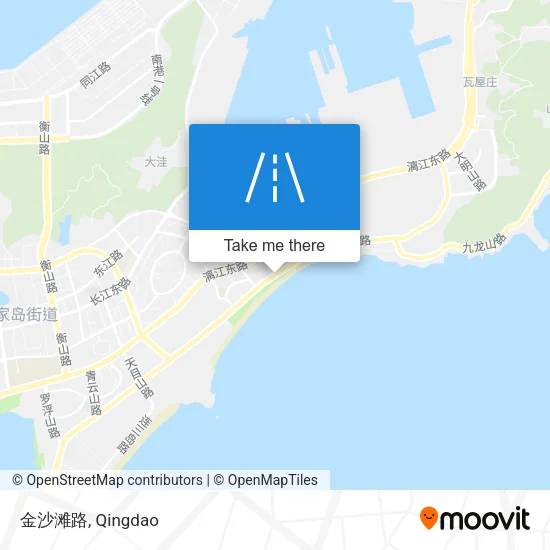 金沙滩路 map