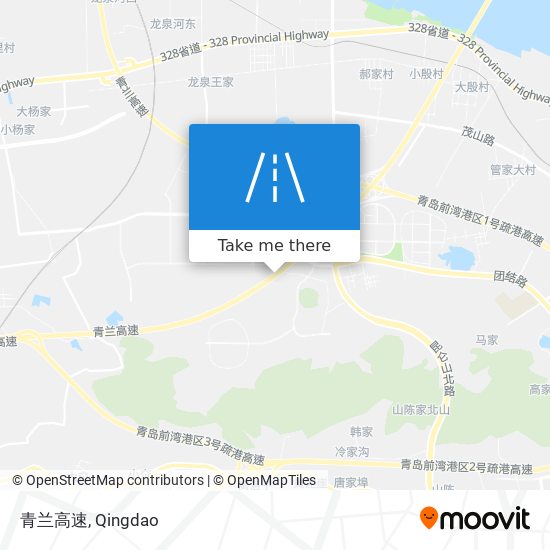 青兰高速 map