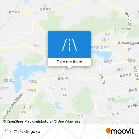 淮河西路 map