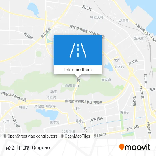 昆仑山北路 map