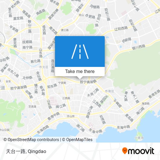天台一路 map