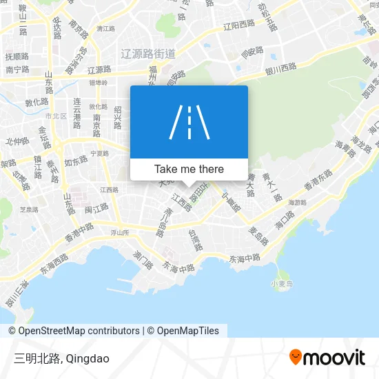 三明北路 map