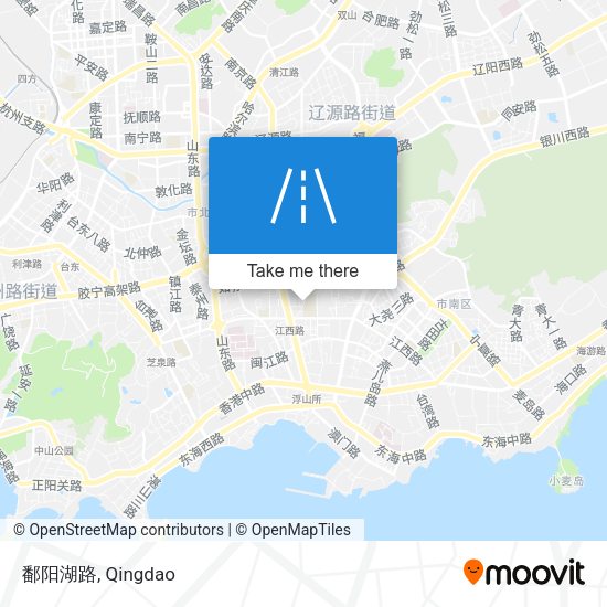 鄱阳湖路 map