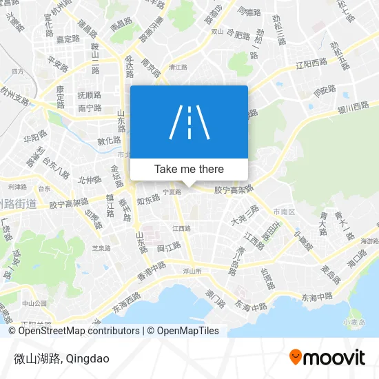 微山湖路 map
