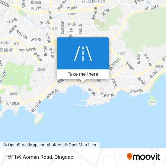 澳门路 Aomen Road map