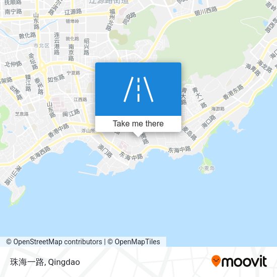 珠海一路 map