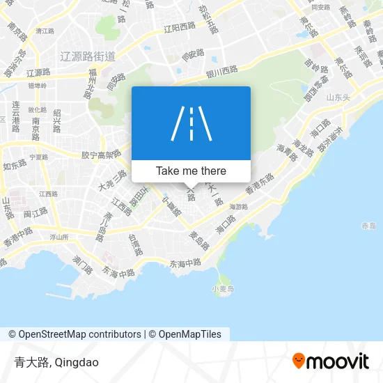 青大路 map