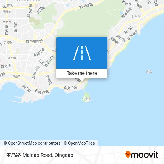 麦岛路 Maidao Road map