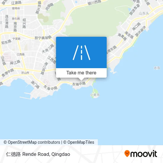 仁德路 Rende Road map