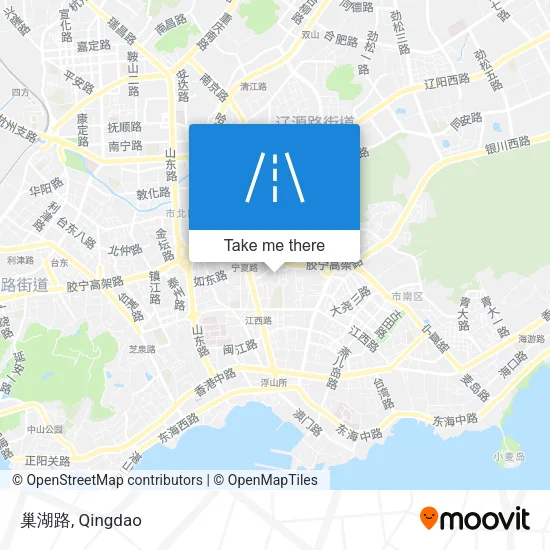 巢湖路 map