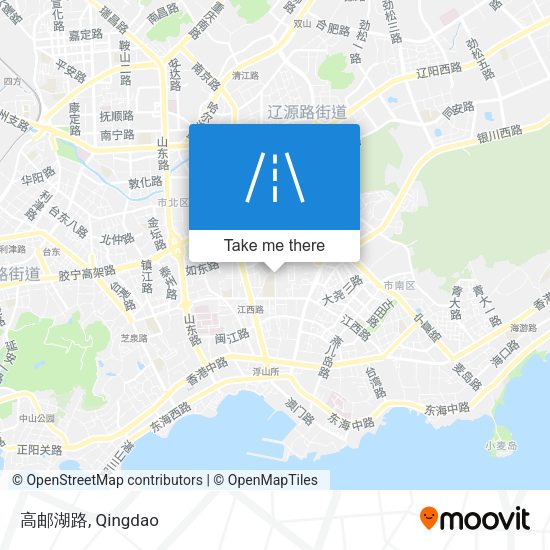 高邮湖路 map