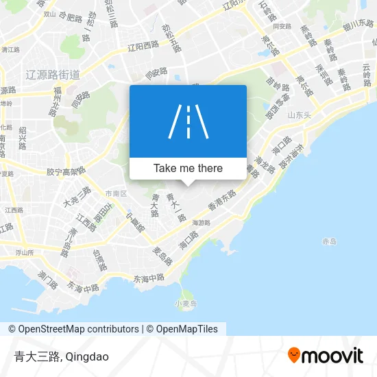 青大三路 map