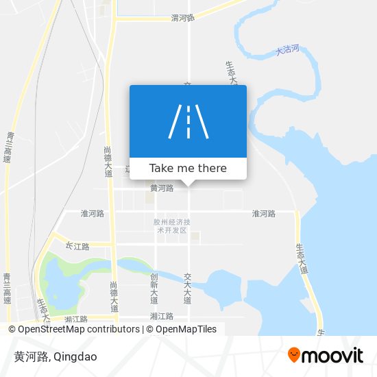 黄河路 map