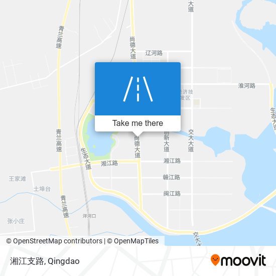 湘江支路 map