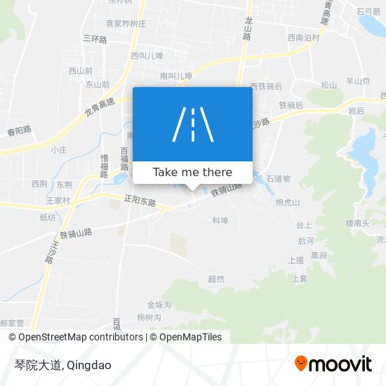 琴院大道 map