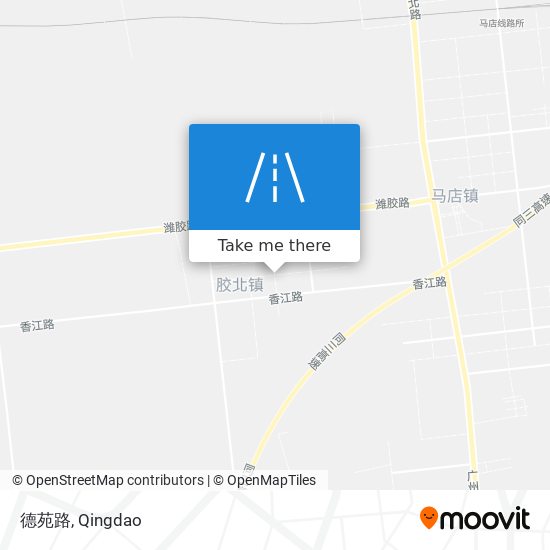 德苑路 map