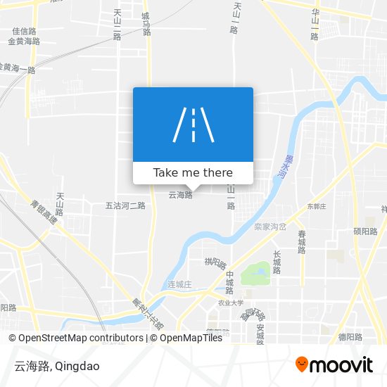 云海路 map