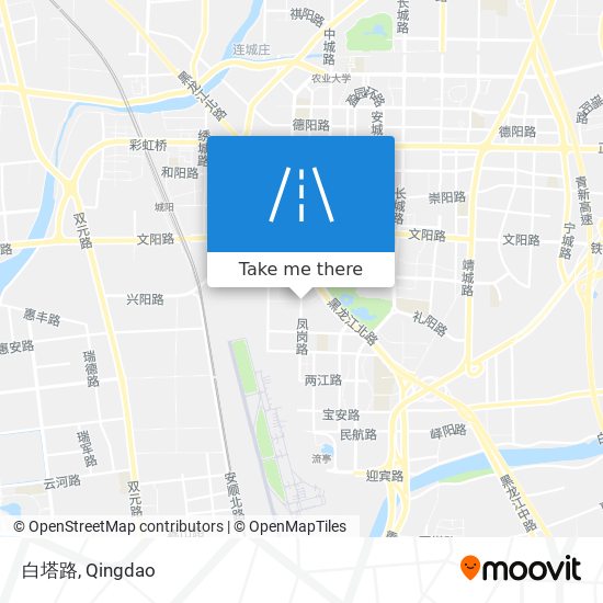 白塔路 map