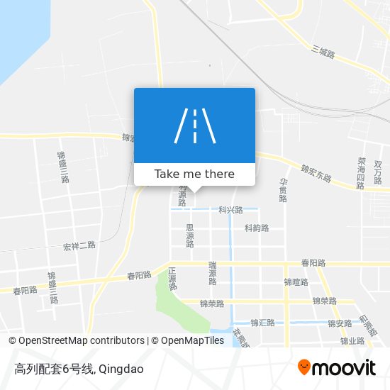 高列配套6号线 map