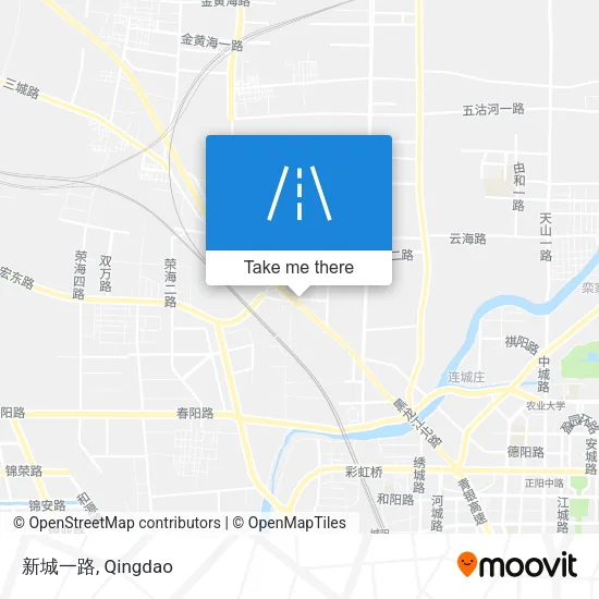 新城一路 map