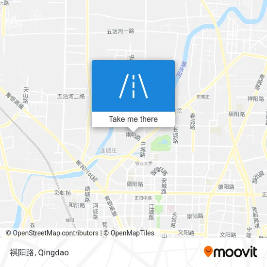 祺阳路 map