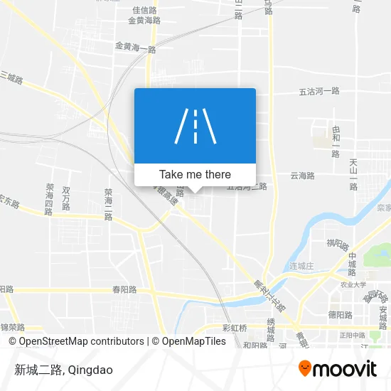 新城二路 map