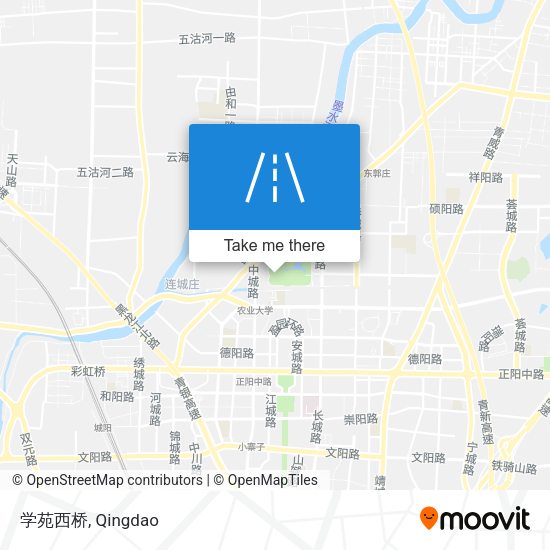 学苑西桥 map