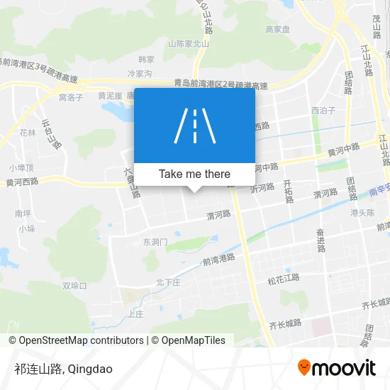祁连山路 map