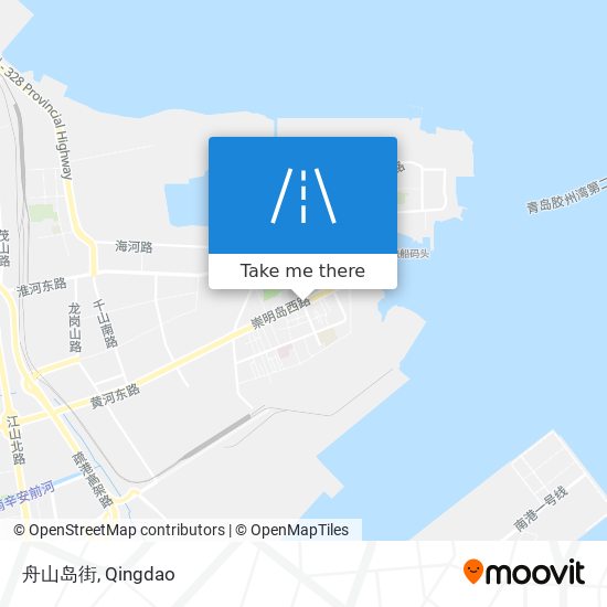 舟山岛街 map