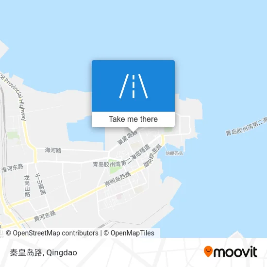 秦皇岛路 map