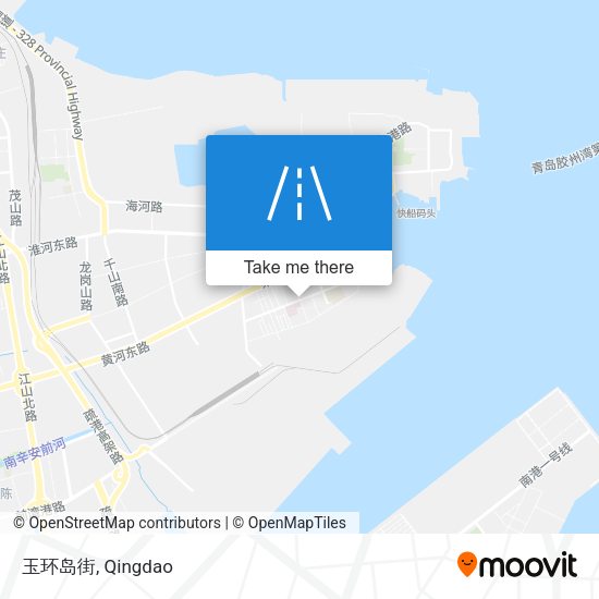 玉环岛街 map