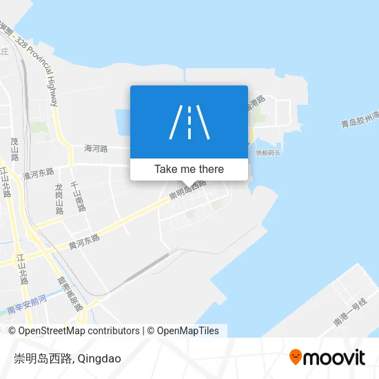 崇明岛西路 map