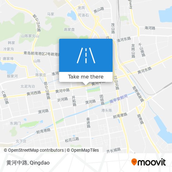 黄河中路 map