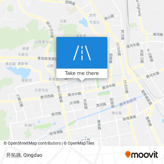 开拓路 map