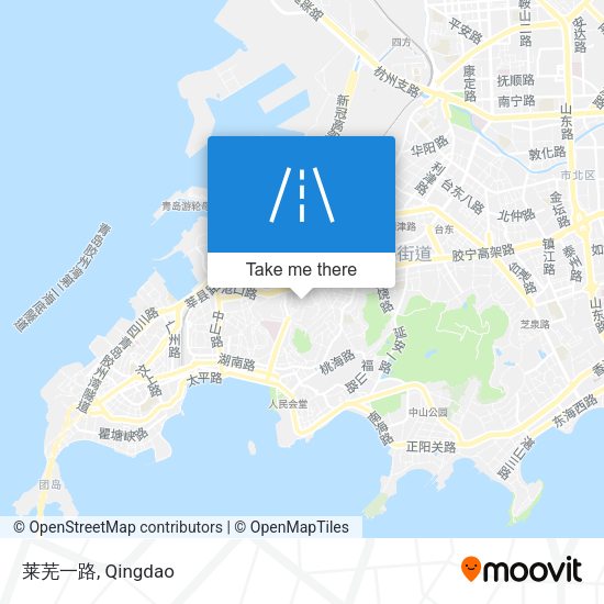 莱芜一路 map