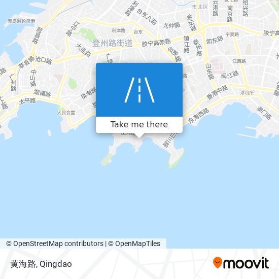 黄海路 map