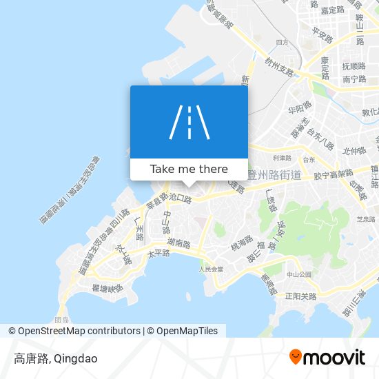 高唐路 map