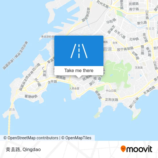 黄县路 map