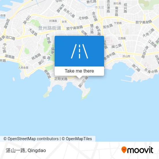 湛山一路 map