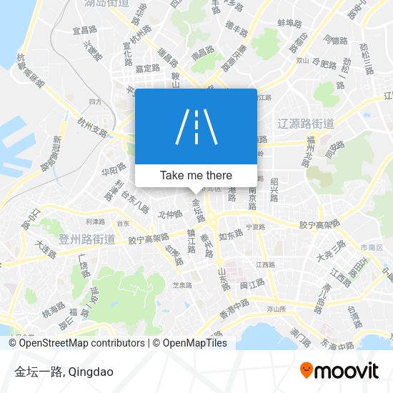 金坛一路 map