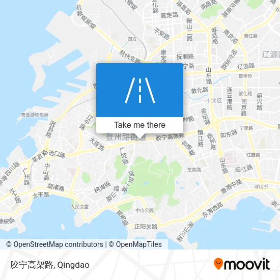 胶宁高架路 map