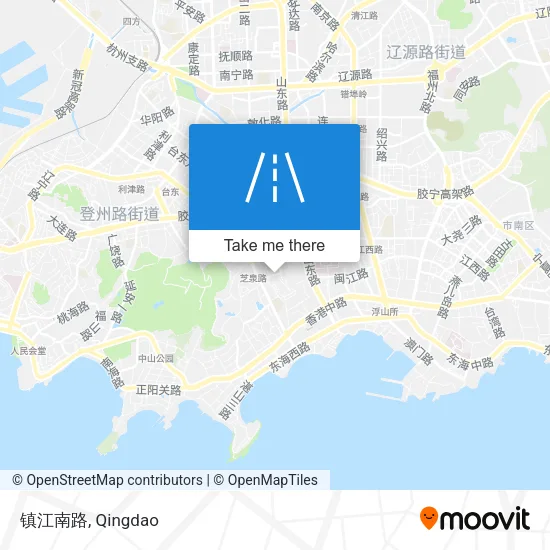 镇江南路 map