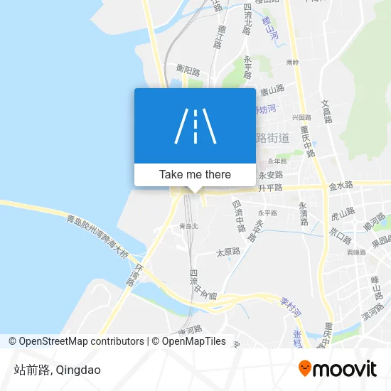 站前路 map