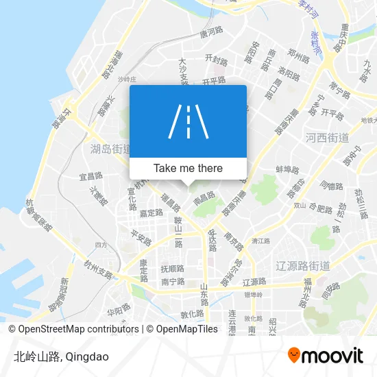 北岭山路 map